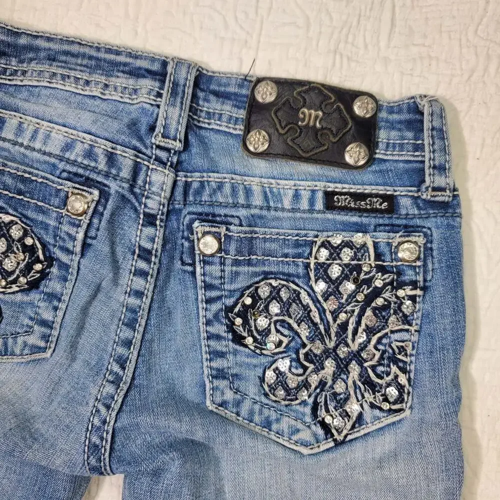 Miss me Bermuda shorts 14